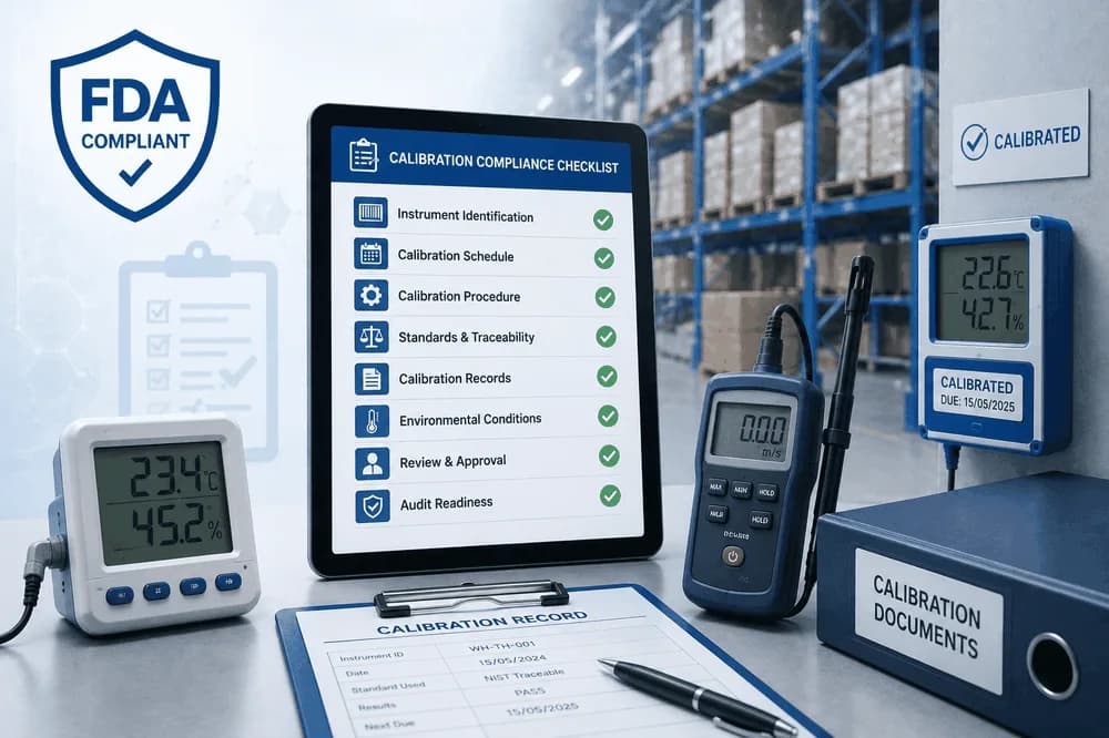 FDA Calibration Compliance Checklists for Warehouses